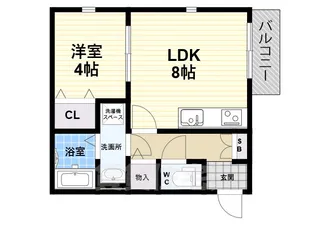 AO開明【1階】の間取り