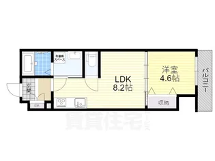 ラモーナ豊南町南【2階】の間取り