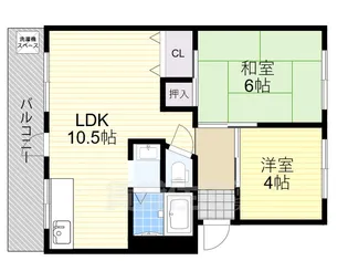 菅原三和マンション【3階】の間取り