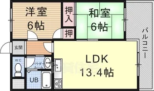 メゾンドクレール【105号室】の間取り