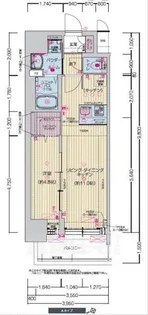 プレサンスTHE高岳【12階】の間取り