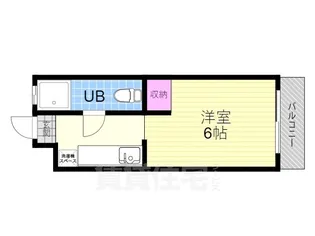 シャトー若草【5階】の間取り