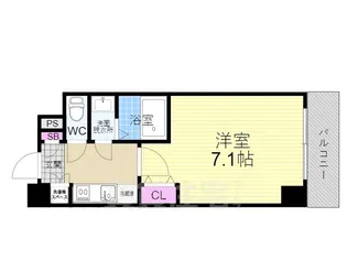 アドバンス京都デタンデュ【2階】の間取り