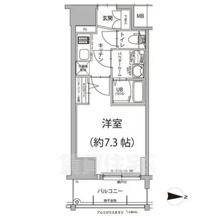 エスリード大須アヴェニュー【10階】の間取り