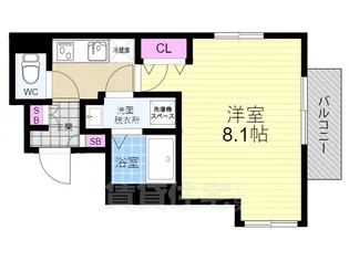 「アドバンス京都デタンデュ」【7階】の間取り