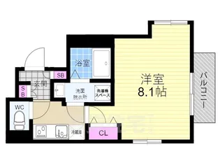アドバンス京都デタンデュ【4階】の間取り