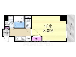 アドバンス京都デタンデュ【7階】の間取り