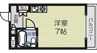 ベース1浜寺【4階】の間取り
