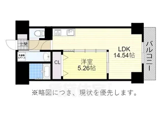 GRANDUKE正木【11階】の間取り