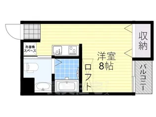 パイン上新庄【4階】の間取り