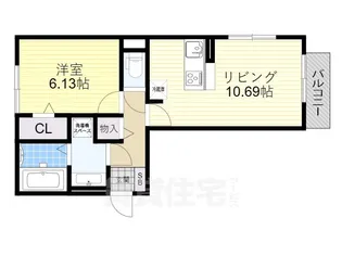 グレイスファミーユ【1階】の間取り