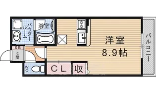アミティエ大江【1階】の間取り