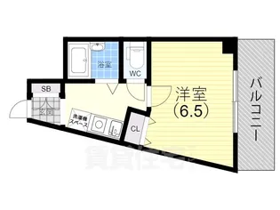 ル・シェール中山手【2階】の間取り