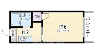 千丸ハイツ【1階】の間取り