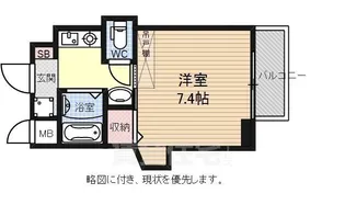 KDXレジデンス西院【2階】の間取り