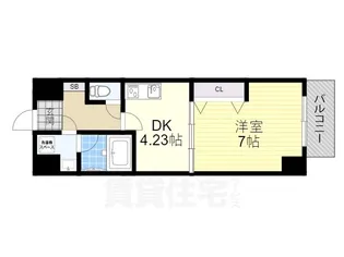 エンゼルプラザEast2【7階】の間取り