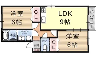 セレージュ【1階】の間取り