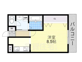 和ハイツ2【4階】の間取り