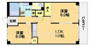 第2洛西ハイツ【6階】の間取り