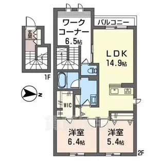 MIA VITA【2階】の間取り