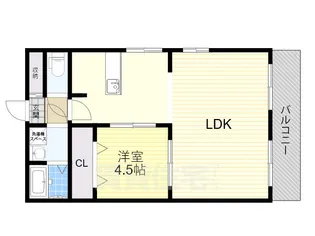 ハイツアザミ公園前【2階】の間取り