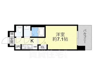 プレサンス OSAKA 姫里エンファシス【10階】の間取り