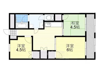メゾンインペリアル豊里【1階】の間取り