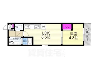 ブランドールO&M【3階】の間取り