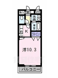 シェーンタール須磨【2階】の間取り
