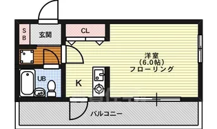 リバティ西陣【4階】の間取り