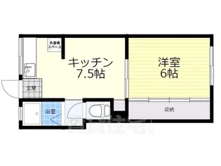 荒賀マンション【202号室】の間取り