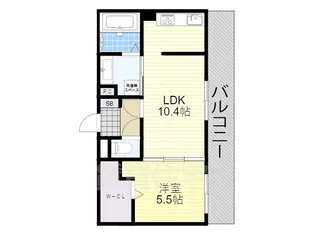 滋賀県草津市野路4丁目【アパート】の間取り