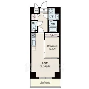 S-FORT古出来fiore【11階】の間取り