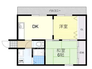 沢アベリア【2階】の間取り