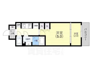 神戸元町Noah【4階】の間取り