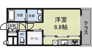 パルファン鳳【106号室】の間取り