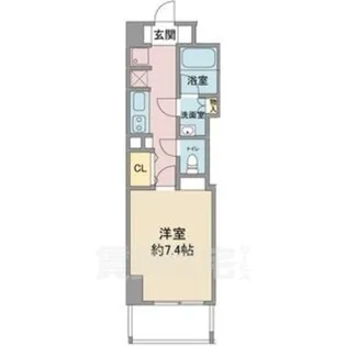 スリーアイランドタワー千種【7階】の間取り