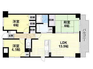 ローレルコート橿原【3階】の間取り