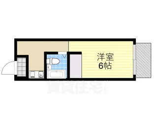 朝日プラザ堺東【5階】の間取り