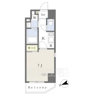 プレイズシード大曽根【6階】の間取り