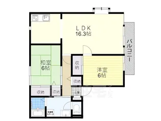 滋賀県野洲市市三宅【アパート】の間取り