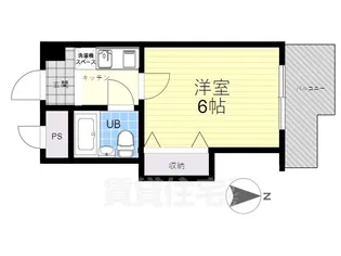 カーサデルソーレ【3階】の間取り
