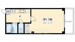 ビレイユ真英四条柳馬場【3階】の間取り