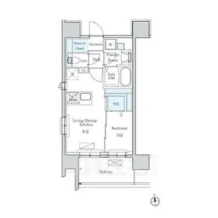 デュオフラッツ栄【7階】の間取り