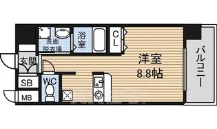 ライジングコート名古屋駅南【2階】の間取り