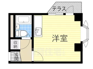 ザ・シティ服部天神【1階】の間取り