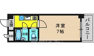 第16長栄アーバンハイツ五条【3階】の間取り