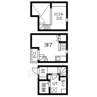 アコモ鳴海【1階】の間取り