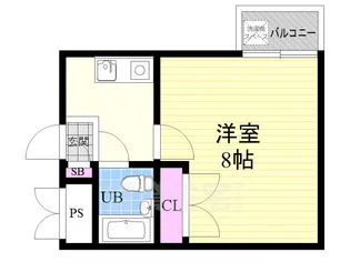 フレグランス大宮【4階】の間取り