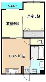 マンション藤【3階】の間取り